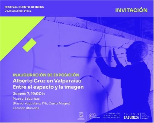 Invitación inauguración Exposición Alberto Cruz 2